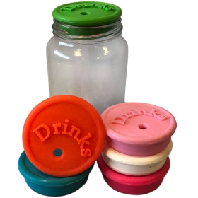 TAPA FRASCO DRINKS C/AGUJERO X 24