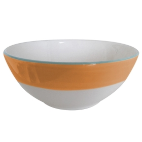 ENSALADERA CERAMICA NARANJA 15 x 8cm (CEN01O)