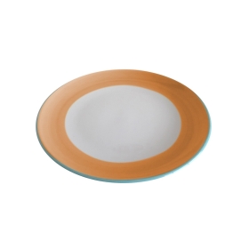 PLATO POSTRE 20,5cm CERAMICA NARANJA (CPP01O)