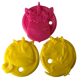 TAPA FRASCO UNICORNIO C/AGUJERO SURTIDO X 24