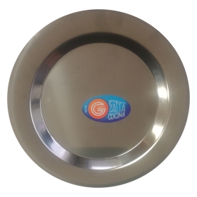 PLATO PLAYO ACERO 22CM INOX