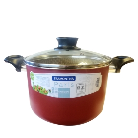 OLLA TEFLON 22 PARIS ROJA C/A T/VID(20530/722)