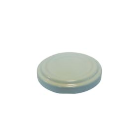 TAPA MET,BLANCA CIEGA 48 mm x 24