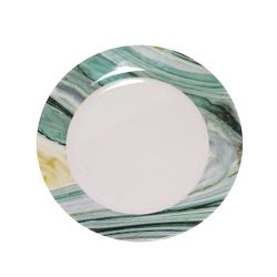 PLATO POSTRE MELAM. DEC. MARMOL 8" (1008)