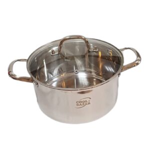CACEROLA 24cm ACERO TRIPLE FDO (CY2603-24)
