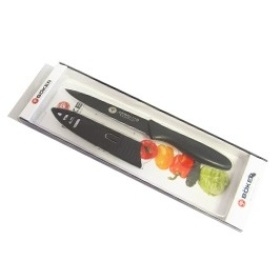 CUCHILLO OFICIO 10 cm.BOKERCUT NEGRO( 904B )
