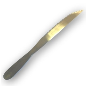 CUCHILLO DE CARNE AC. x 12 ( 5004 )
